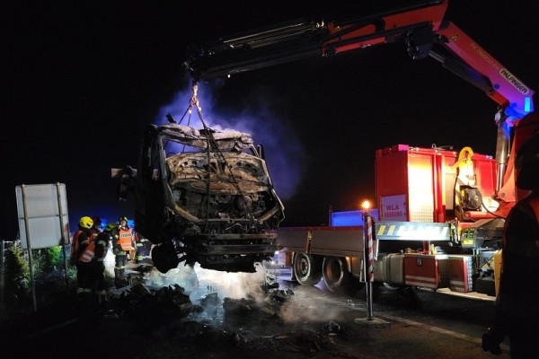 В Австрии сгорел фургон, на котором ехал белорус В Австрии сгорел фургон, на котором ехал белорус